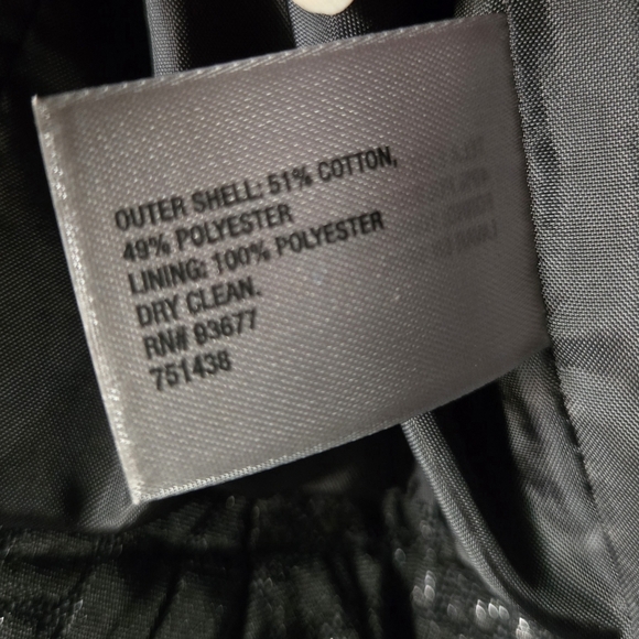 Worthington Croc Embossed Moto Jacket Medium Black Faux Leather Biker Chic - Picture 7 of 10